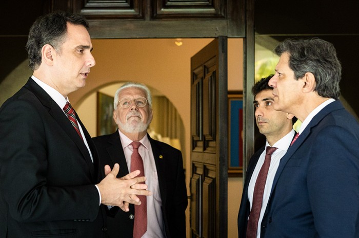 Pacheco e Haddad discutem linhas gerais da nova âncora fiscal
