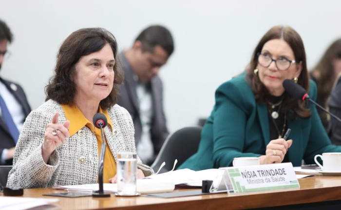Ministra defende autossuficiência na produção de insumos para saúde em audiência na Câmara