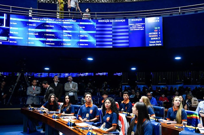 Semana do Jovem Senador 2023 tem três propostas aprovadas